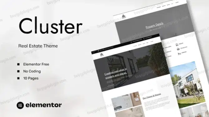 cluster-real-estate-elementor-template-kit