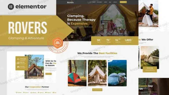 rovers-glamour-camping-and-adventure-elementor-template-kit