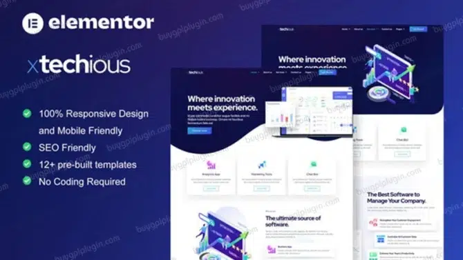 xtechious-saas-and-digital-tech-company-elementor-template-kit