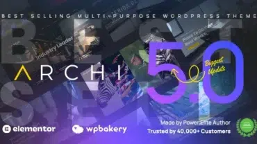 Archi - Interior Design & Multipurpose Elementor WordPress Theme