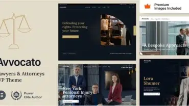 Avvocato - Law Firm WordPress Theme