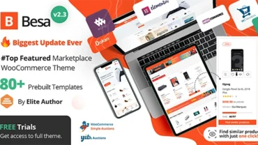 Besa - Elementor Marketplace WooCommerce Theme