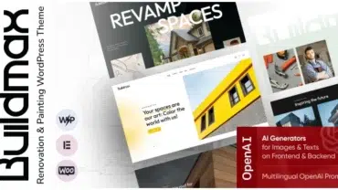 BuildMax - Renovation & Painting WordPress Theme