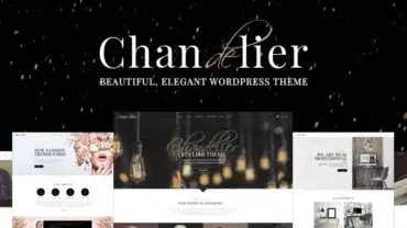 Chandelier - Luxury WordPress Theme for Custom Brands