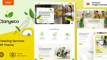 ClanyEco - Cleaning Services WordPress Theme