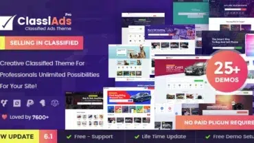 Classiads - Classified Ads WordPress Theme