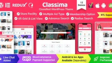 Classima - Classified Ads WordPress Theme