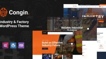 Congin - Industry & Factory WordPress Theme