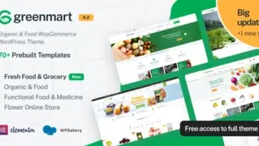 GreenMart - Organic & Food WooCommerce WordPress Theme