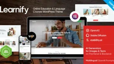 Learnify - Online Courses Education WordPress Theme