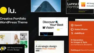 Lunna - Photographer Portfolio WordPress Theme