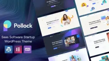 Pollock - Saas Software Startup WordPress Theme