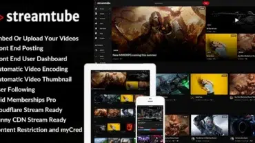 StreamTube - Video Streaming WordPress Theme