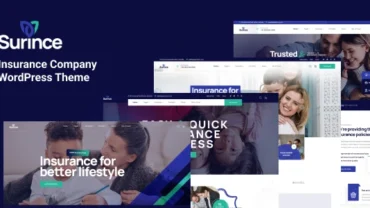 Surince - Insurance Company WordPress Theme