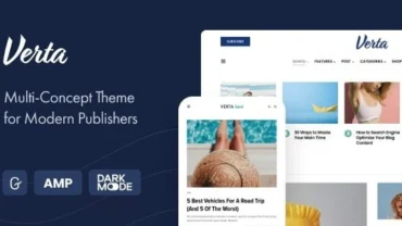 Verta - Multi-Concept WordPress Theme