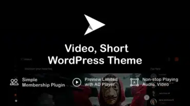 Videon - Video, Short WordPress Theme