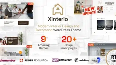 Xinterio - Interior Design WordPress Theme