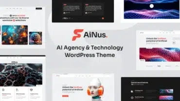 Ainus - AI Agency & Technology WordPress Theme