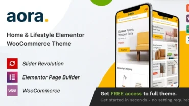 Aora - Home & Lifestyle Elementor WooCommerce Theme