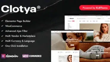 Clotya - Fashion Store eCommerce Theme