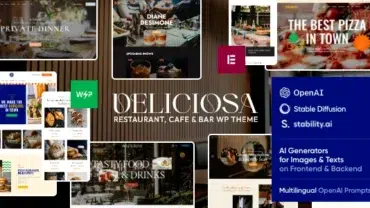 Deliciosa - Restaurant & Cafe WordPress Theme