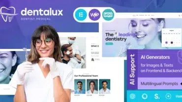 Dentalux - Dentist Medical & Healthcare WordPress Theme