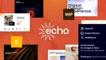 Echo - Creative Agency WordPress Theme