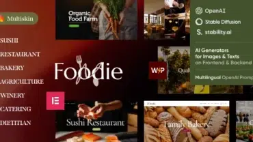Foodie - Restaurant Theme