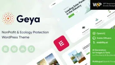 Geya - Renewable Energy & Ecology WordPress Theme