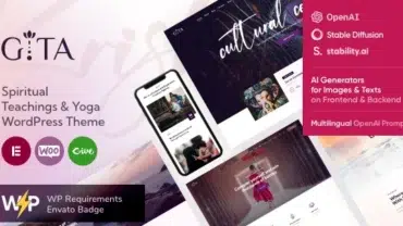 Gita - Yoga WordPress Theme