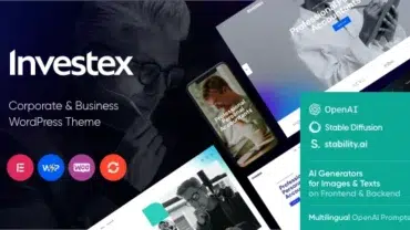 Investex - Corporate & Accounting Theme