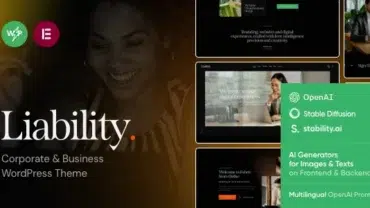 Liability - Insurance & Finance WordPress Theme