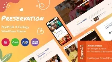 Preservation - NonProfit & Ecology WordPress Theme