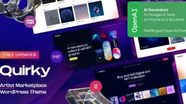 Quirky - NFT, Token & Artist Marketplace WordPress Theme