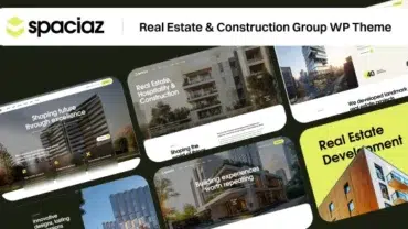 Spaciaz - Real Estate & Construction Group WordPress Theme