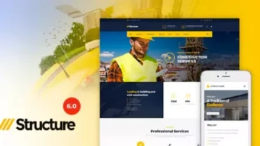 Structure - Construction Industrial Factory WordPress Theme