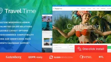 Travel Time - Tour and Hotel WordPress Theme