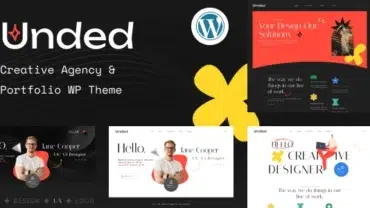 Unded - Creative Agency and Portfolio WordPress Theme