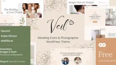 Veil - Wedding & Photographer WordPress Theme