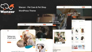 Wanzor - Pet WordPress Theme